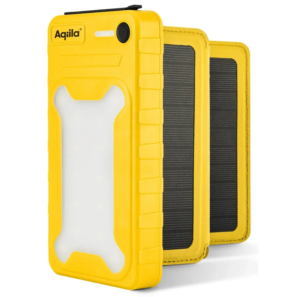 Aqiila Powerbird BS10 powerbank med solcellepaneler