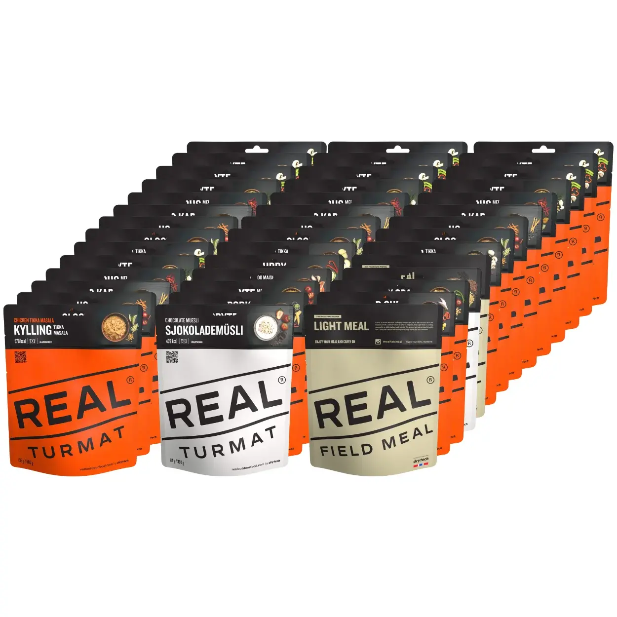 REAL Turmat beredskapspakke (42 stk)