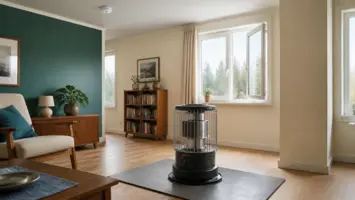 Parafinovn og gassovn som reservevarme