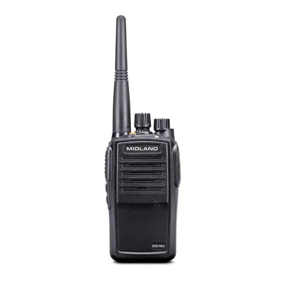 Midland G15 Pro Black walkie talkie med aluminiumshus